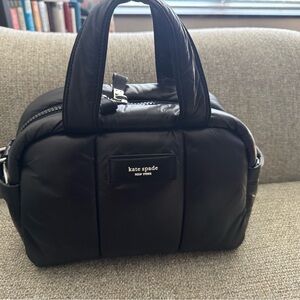 Kate Spade Black Puffy Satchel